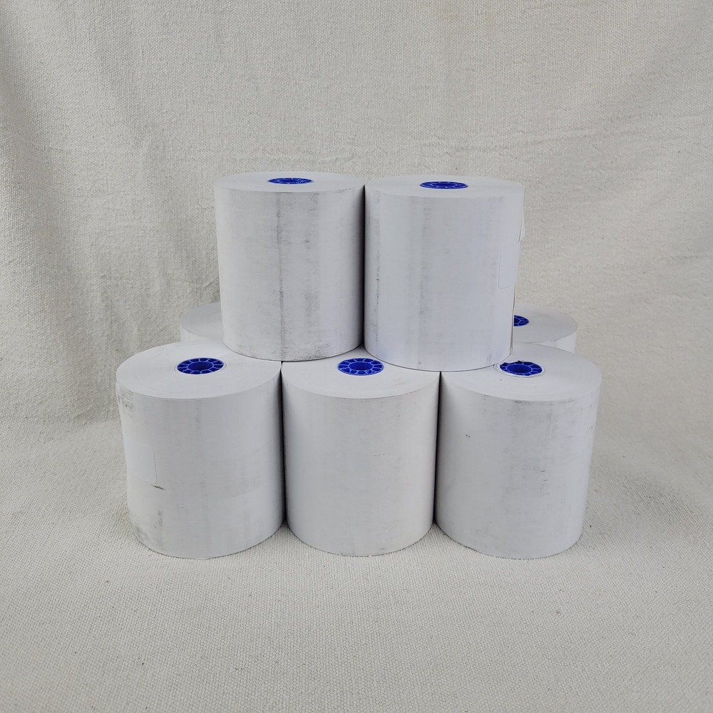 Lot of 8 Star Micronics Thermal Receipt Paper Rolls for POS Cash Register